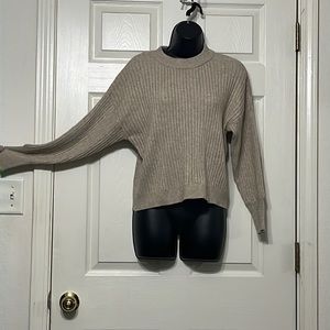 NWOT tan sweater size M/L